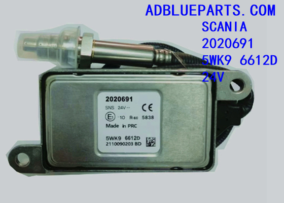 Scania OEM 2020691 Sensor de oxigénio nitrox de 24 V Continental 5WK96612D e sensor de NOX / sensor de oxigénio e nitrogénio 5WK9 6612D para Scania 2020691